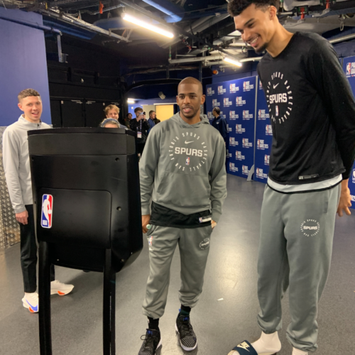 Beam telepresence robots are deployed by leading sports organizations such as the NBA