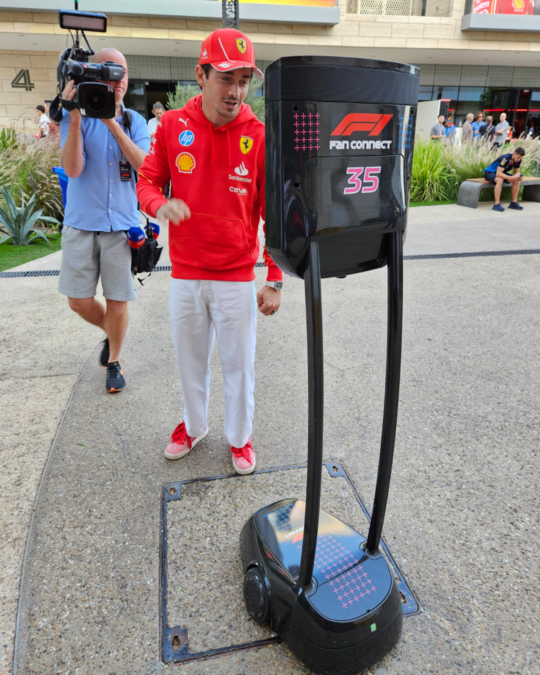 Beam Telepresence robots are deployed during F1 Grand Prix