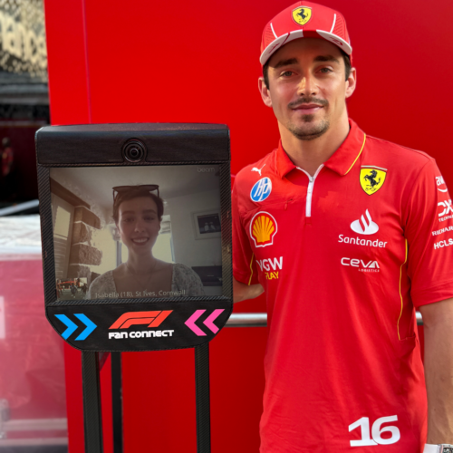 Telepresence-robot-F1-Ferrari-Charles-Leclerc